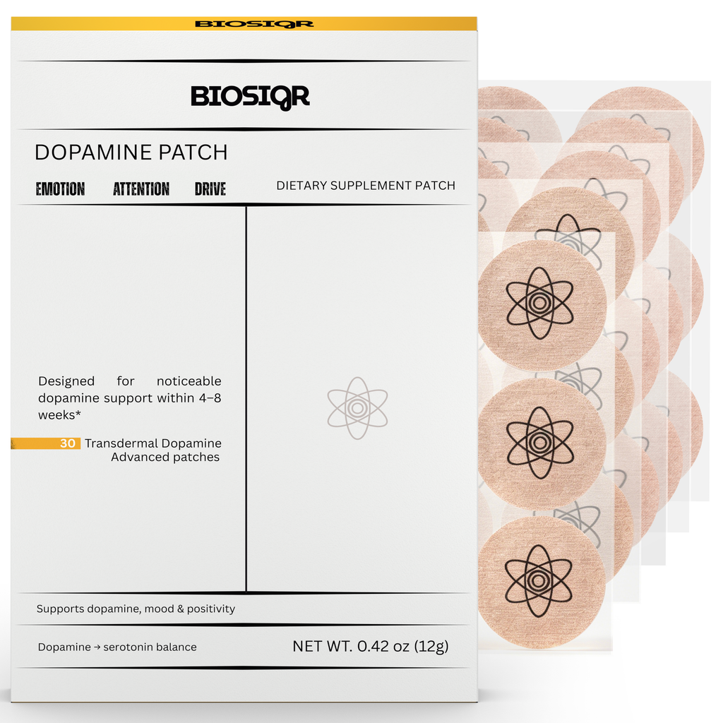 Dopamine Patches Extra Strength, Mood Support Patches for Daily Mental Wellness, Mood Boost & Positivity Support, Motivation Supports Dopamine & Serotonin Balance, Dopamine Supplements for Men Women