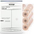 NAD+ Patches for Women & Men, 30 Count NAD Plus Supplements High Dose NMN + Resveratrol + NAC, Premium 8-Hour Extended-Release Formula, Vegan, NAD+ Supplements